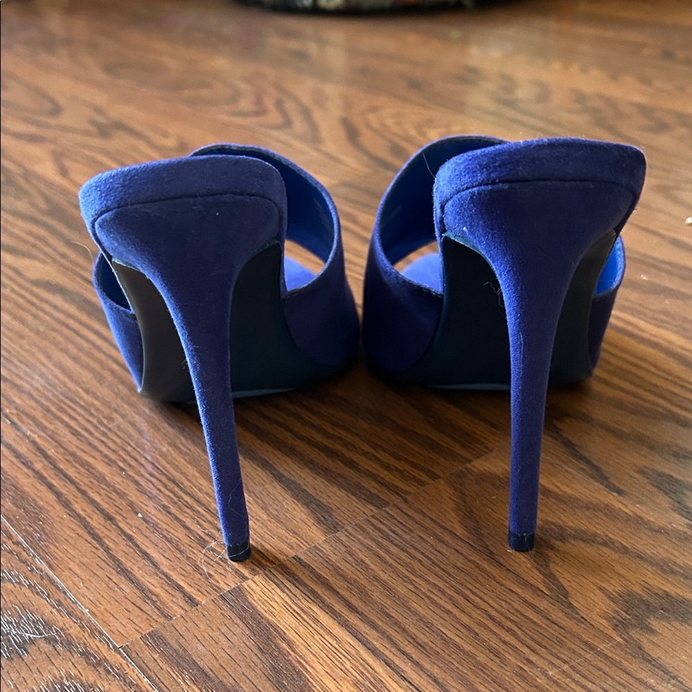 Cape Robbin Women's Royal Blue Pointed Heels - Picture 4 of 5